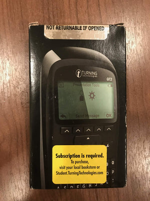 Qt2 Turning Technologies Clicker Rcqr02 Responsecard Keypad-used
