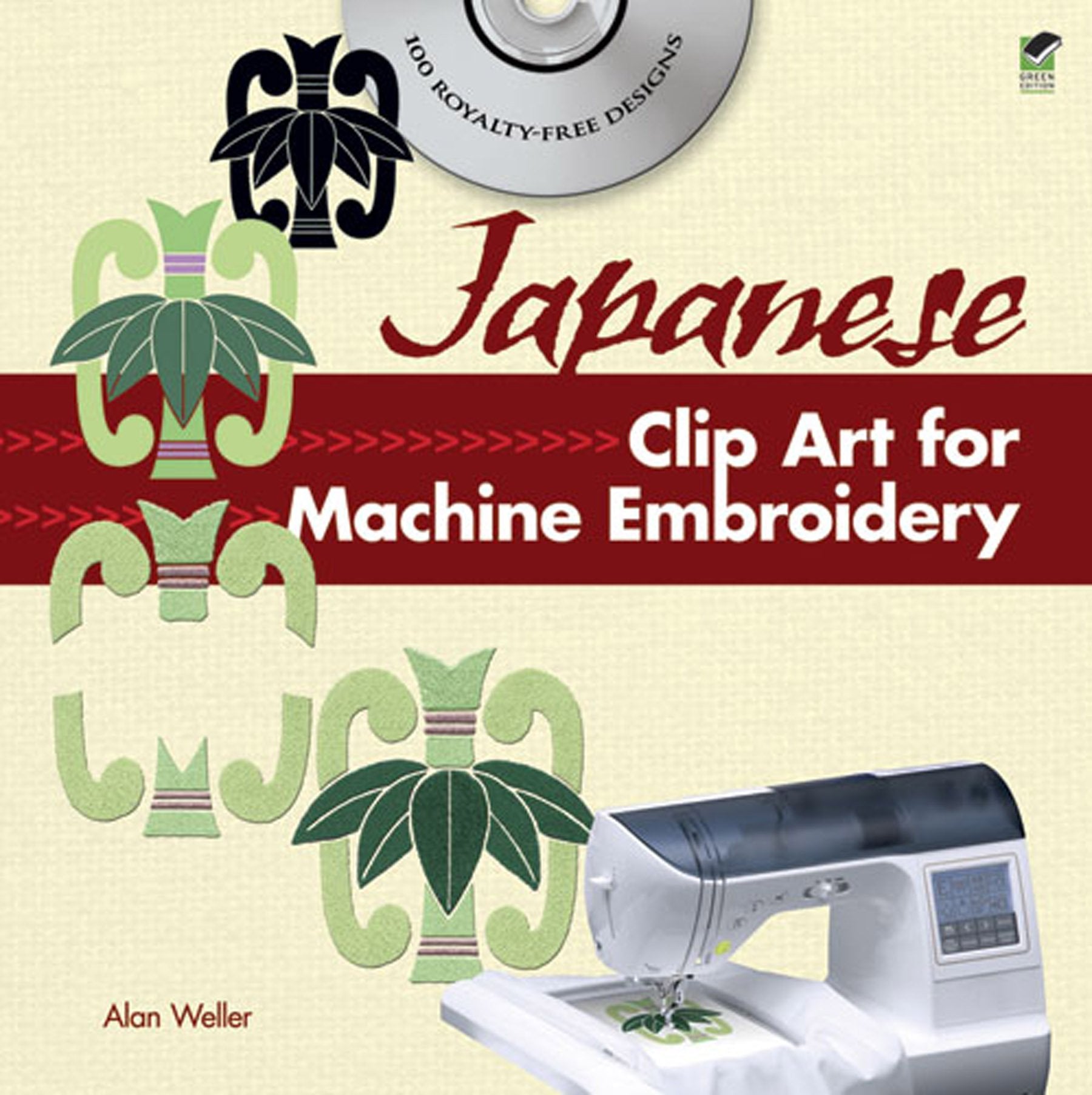 Japanese Clip Art for Machine Embroidery (Dover Clip Art Embroidery),Used
