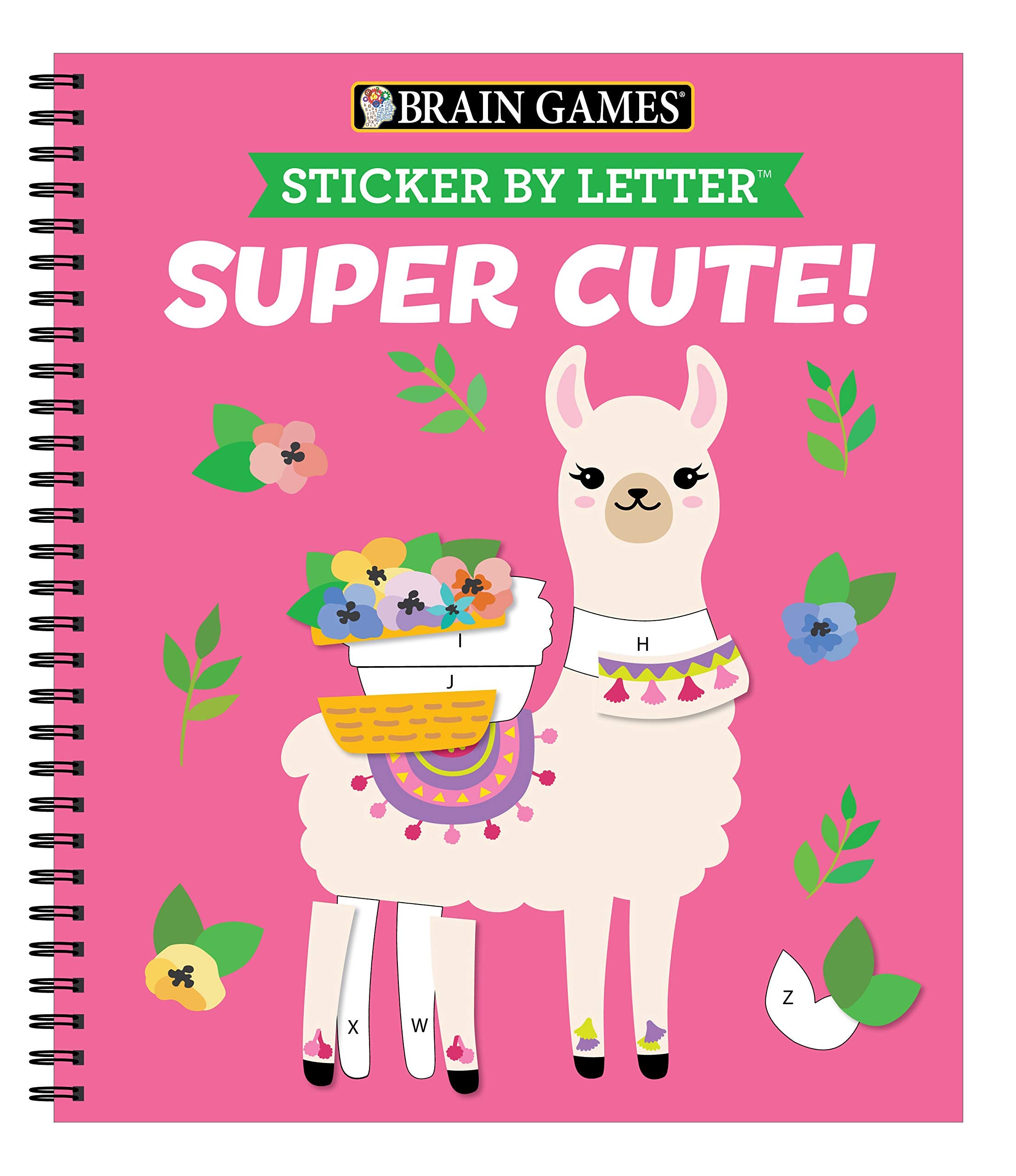 Brain Games  Sticker by Letter: Super Cute!,New