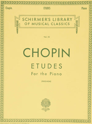 Etudes for the Piano (Schirmer's Library of Musical Classics, vol.33),Used