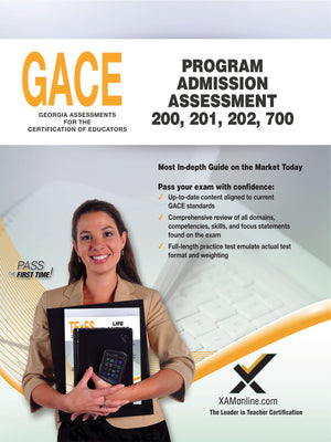 GACE Program Admission Assessment 200, 201, 202, 700,Used