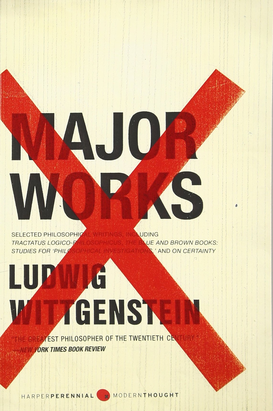 Major Works: Selected Philosophical Writings (Harper Perennial Modern Thought),Used