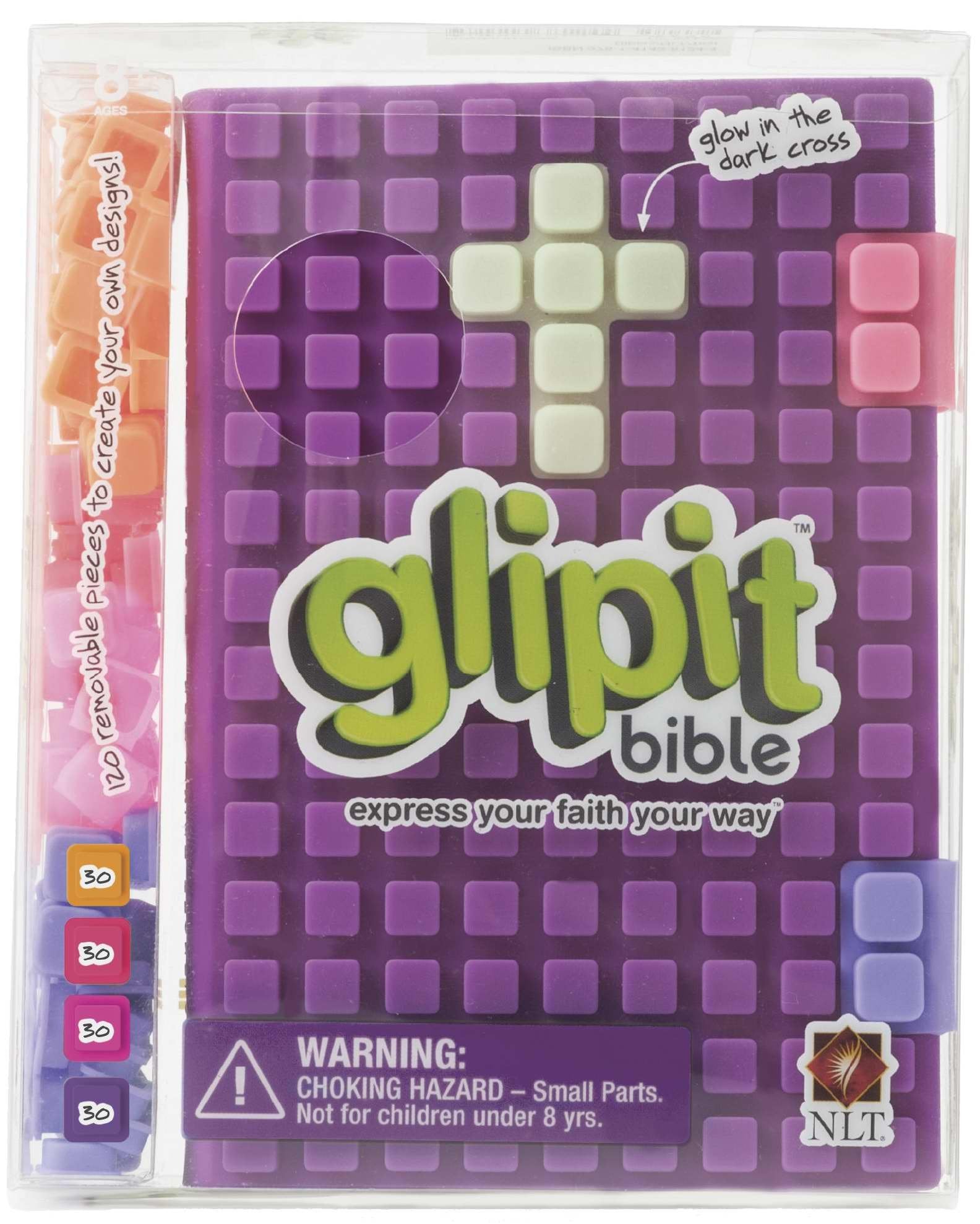 glipit Bible NLT (Silicone, Purple),Used