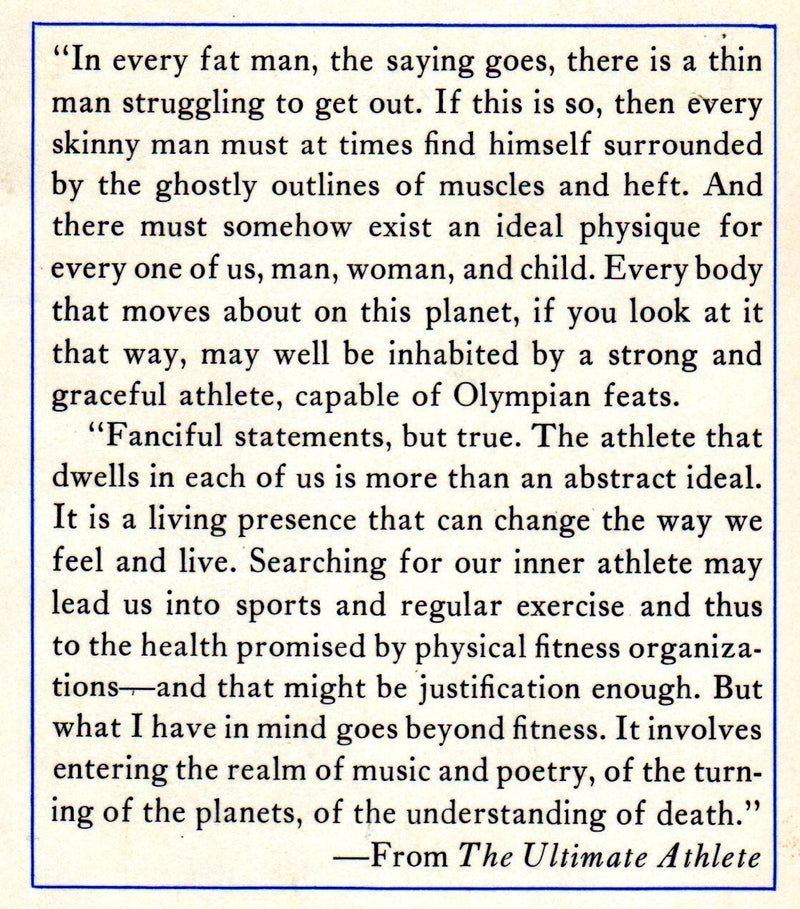 The Ultimate Athlete,New