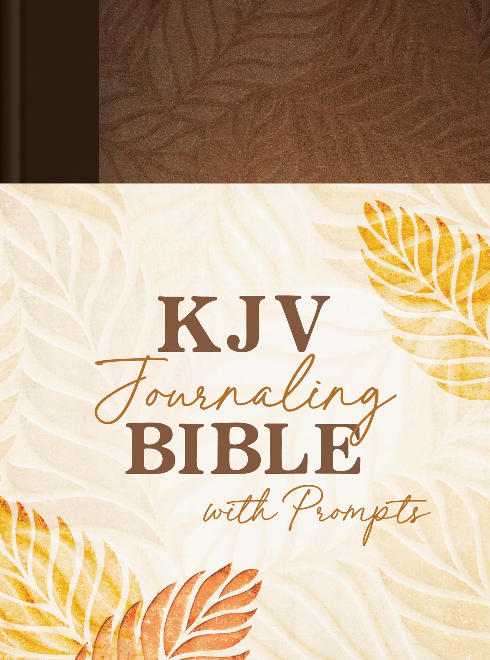 KJV Journaling Bible with Prompts [Copper Leaf],New
