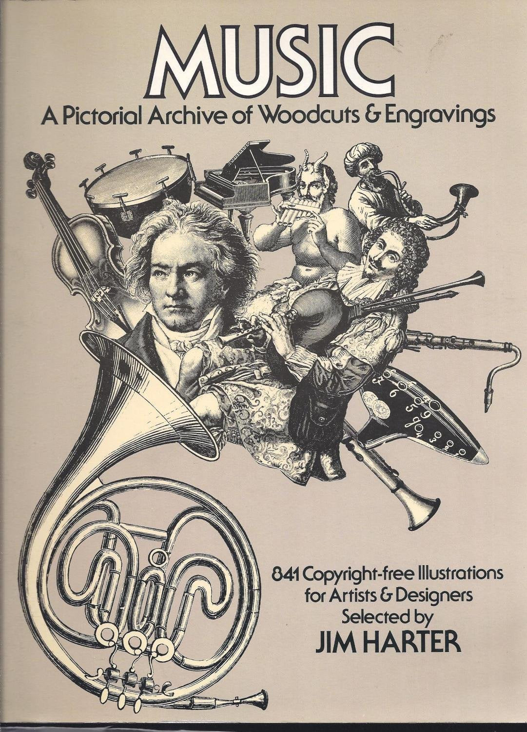 Music: A Pictorial Archive Of Woodcuts And Engravings (Dover Pictorial Archive Series),Used