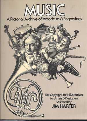 Music: A Pictorial Archive Of Woodcuts And Engravings (Dover Pictorial Archive Series),Used