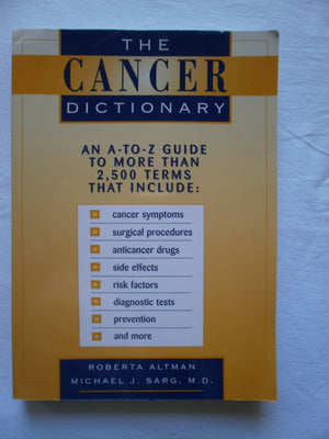 The Cancer Dictionary,Used