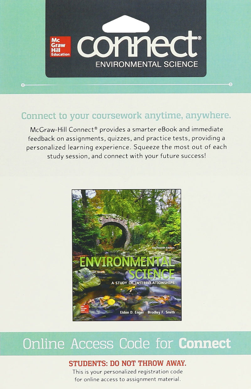 Package: Loose Leaf Version for Environmental Science with Connect Access Card with LearnSmart Access Card,Used
