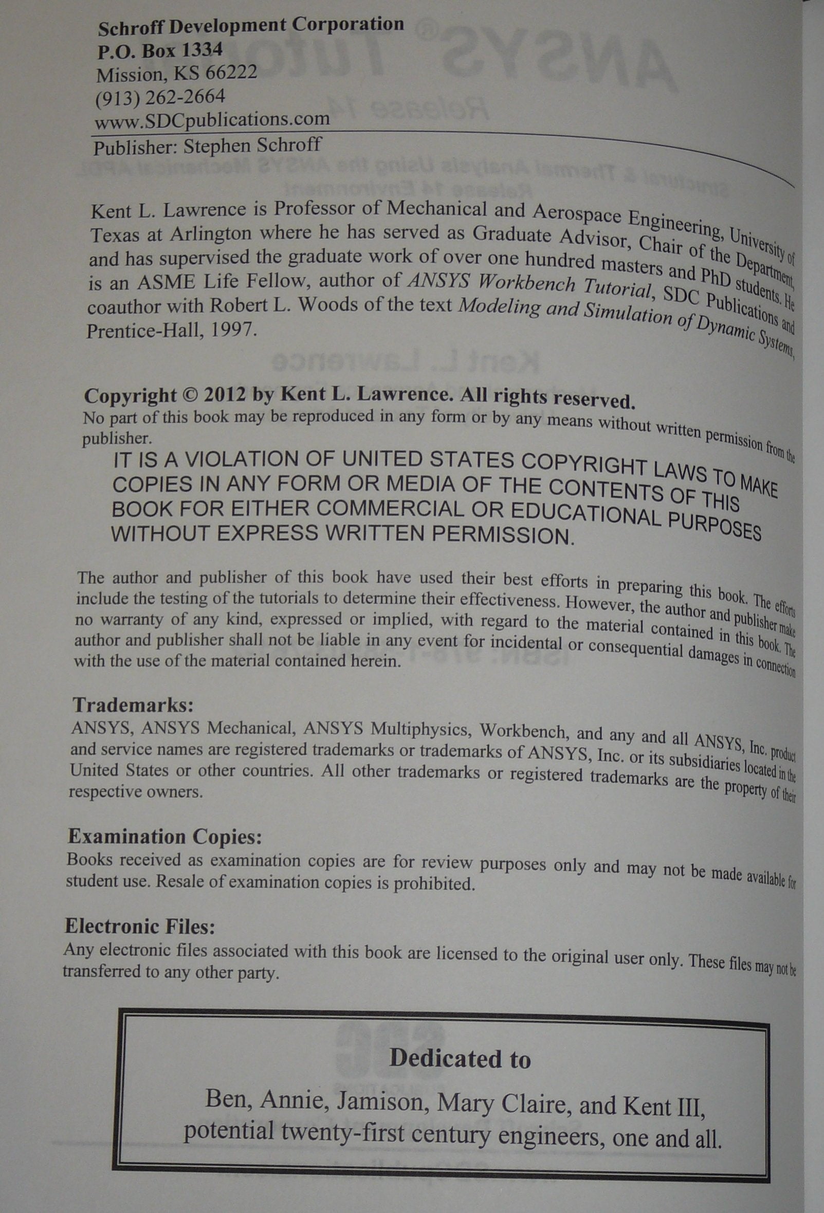 ANSYS Tutorial Release 14,Used