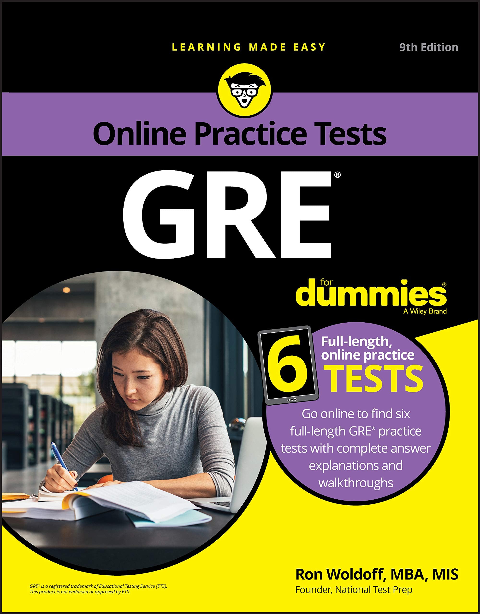 GRE For Dummies with Online Practice Tests,Used