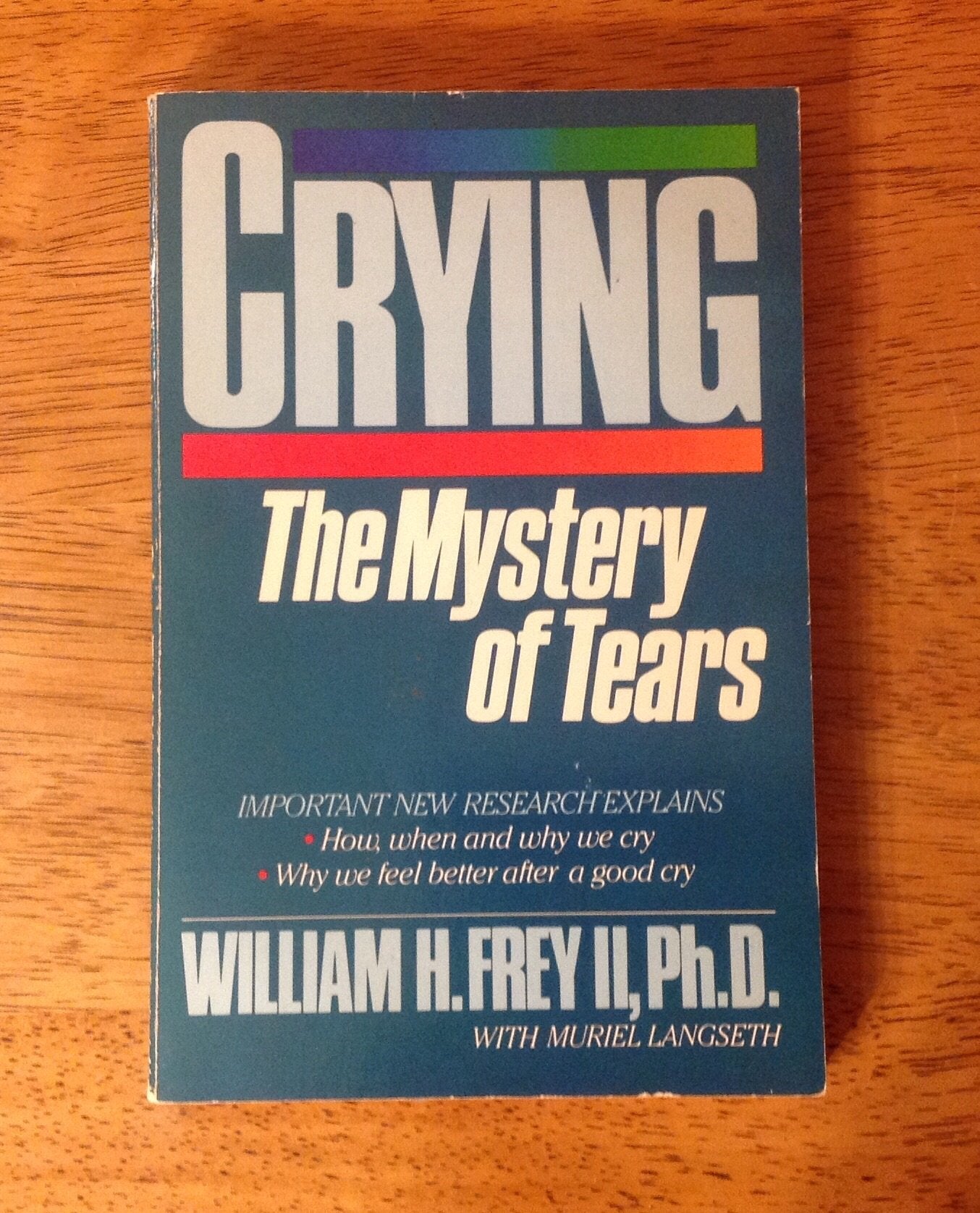 Crying: The Mystery Of Tears-used