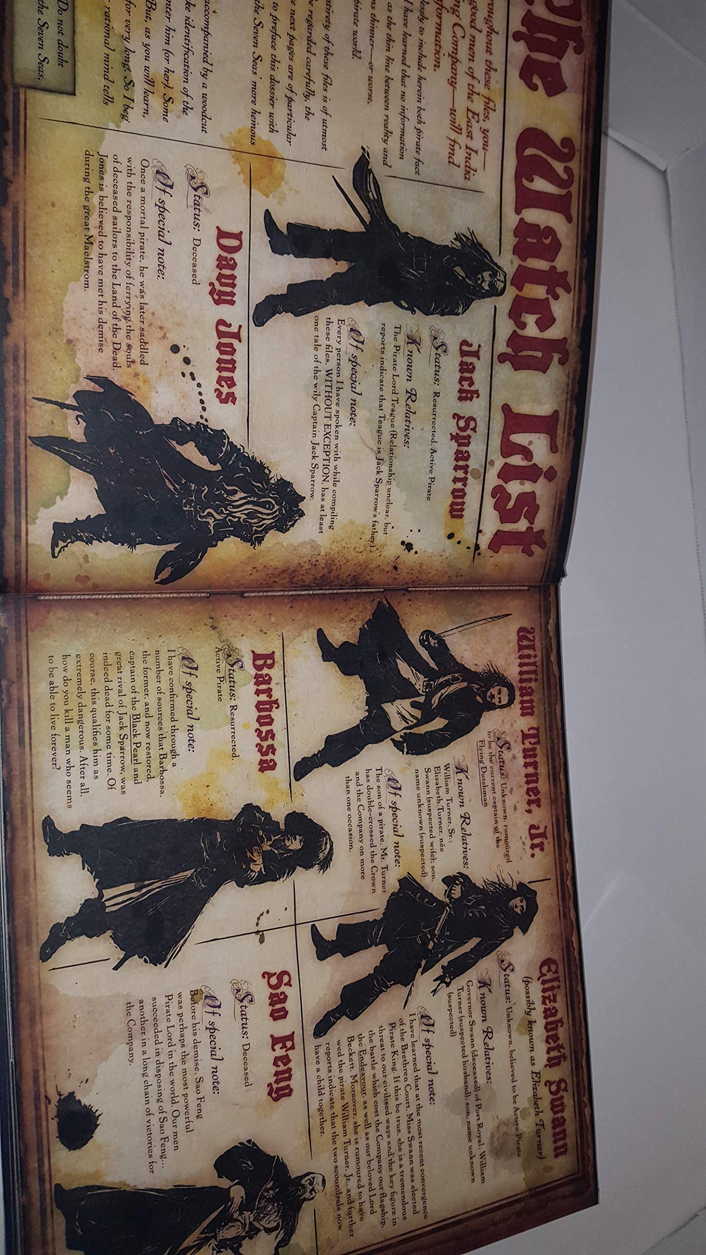 Disney Pirates Of The Caribbean(The Secret Files Of The East India Trading Company
