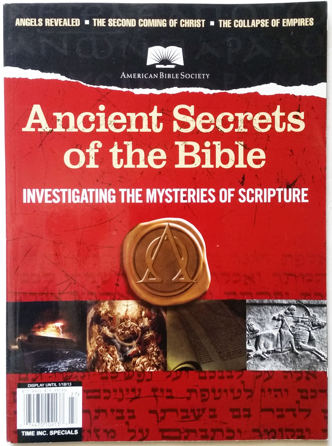 American Bible Society Ancient Secrets Of The Bible,Used
