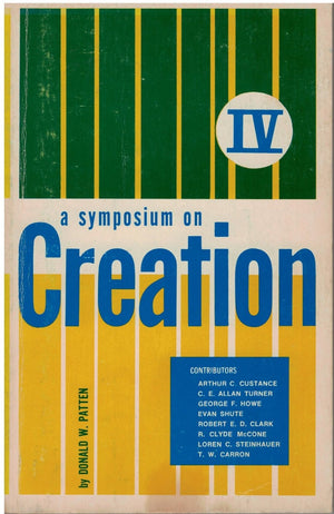 Symposium on Creation IV,Used