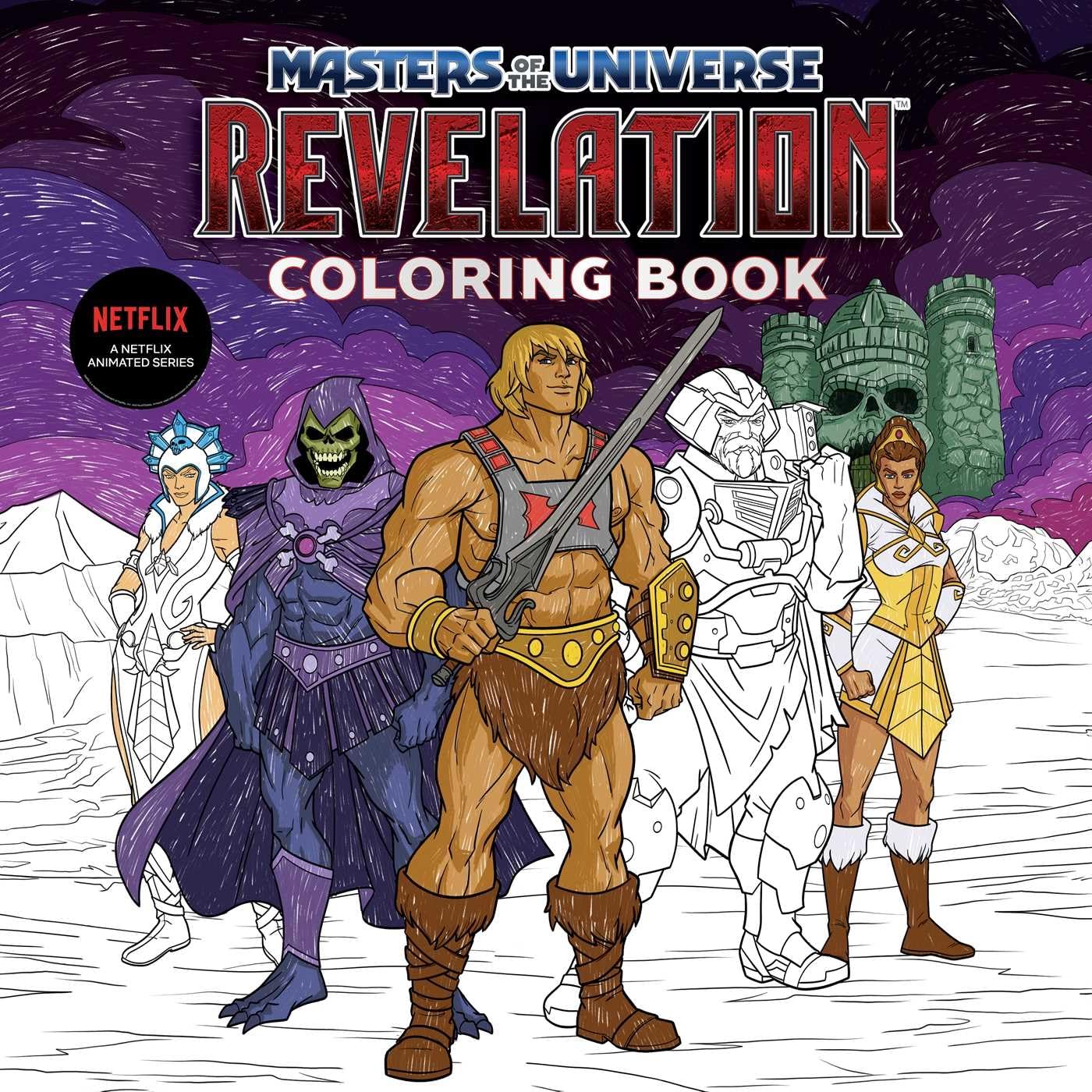 Masters Of The Universe: Revelation Official Coloring Book (Essential Gift For Fans),New
