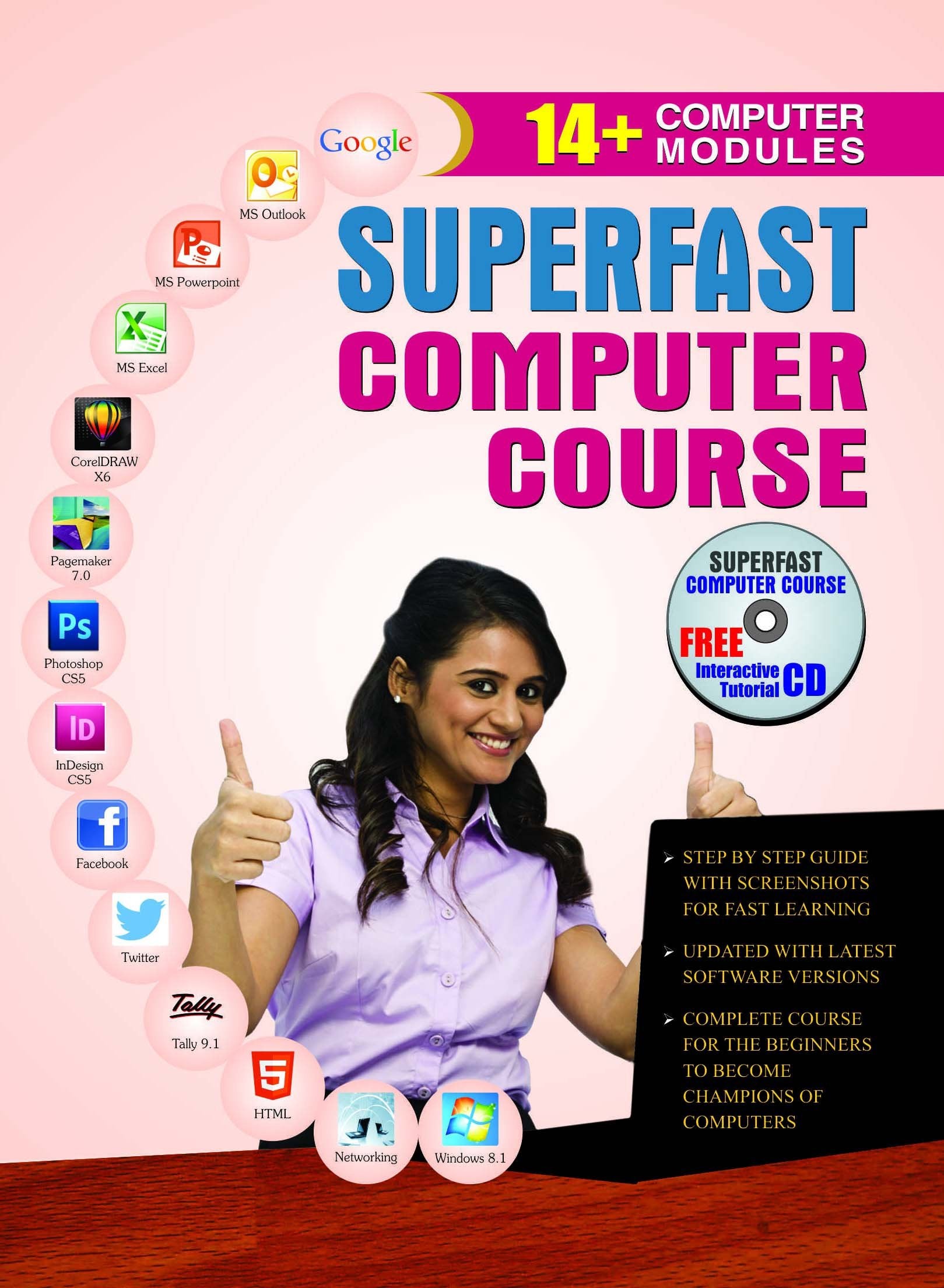 Superfast Computer Course (All About Computer Knowledge Tips) Computer Introduction, Advance Excel, Html, Networking, Multimedia, Corel Draw, Page Maker, Tally Windows 7 Questions Answers