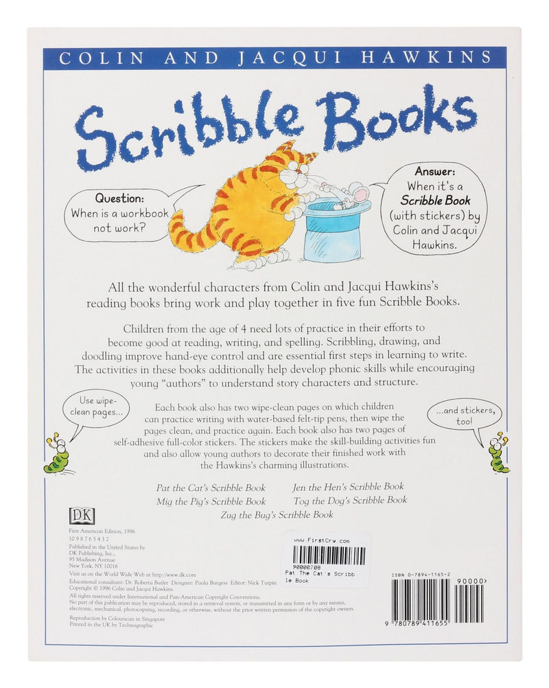 Pat the Cat's Scribble Book,Used