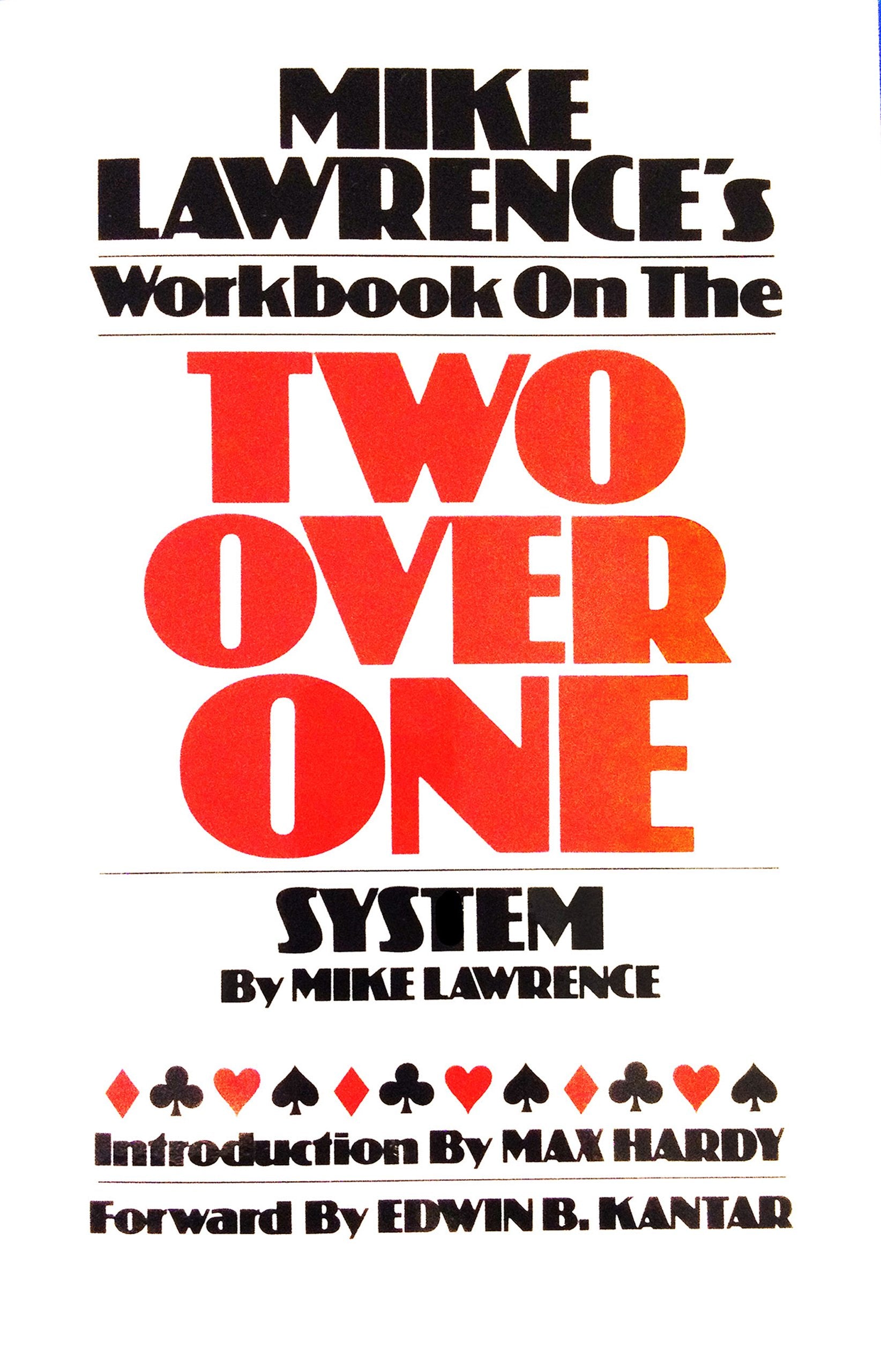 Mike Lawrence's Workbook on the Two Over One System,Used