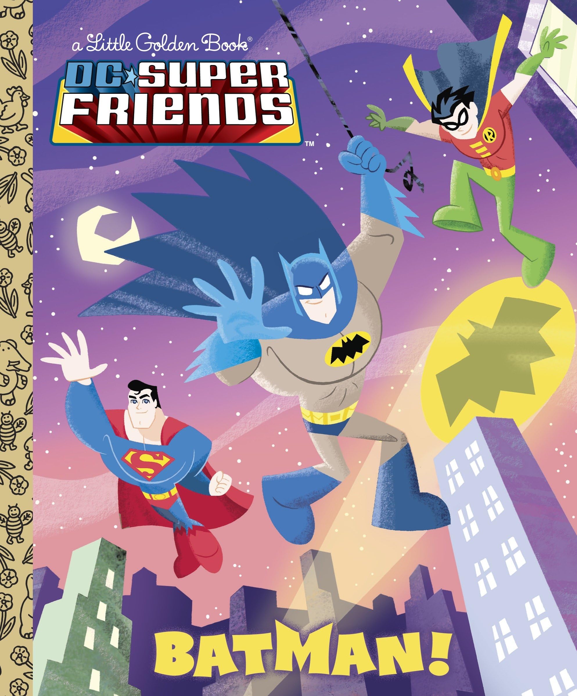 Batman! (DC Super Friends) (Little Golden Book),Used