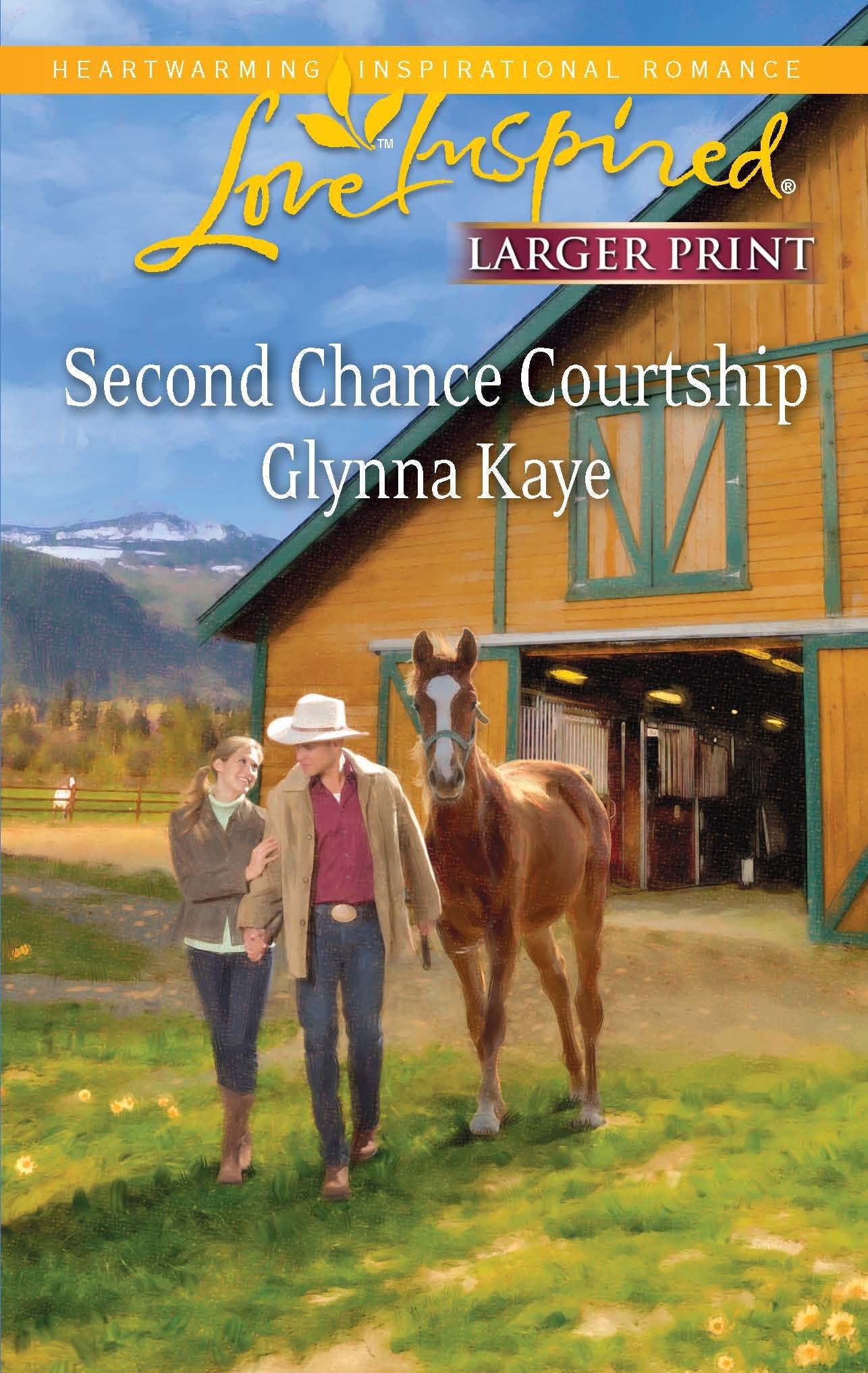 Second Chance Courtship (Larger Print Steeple Hill Love Inspired),Used