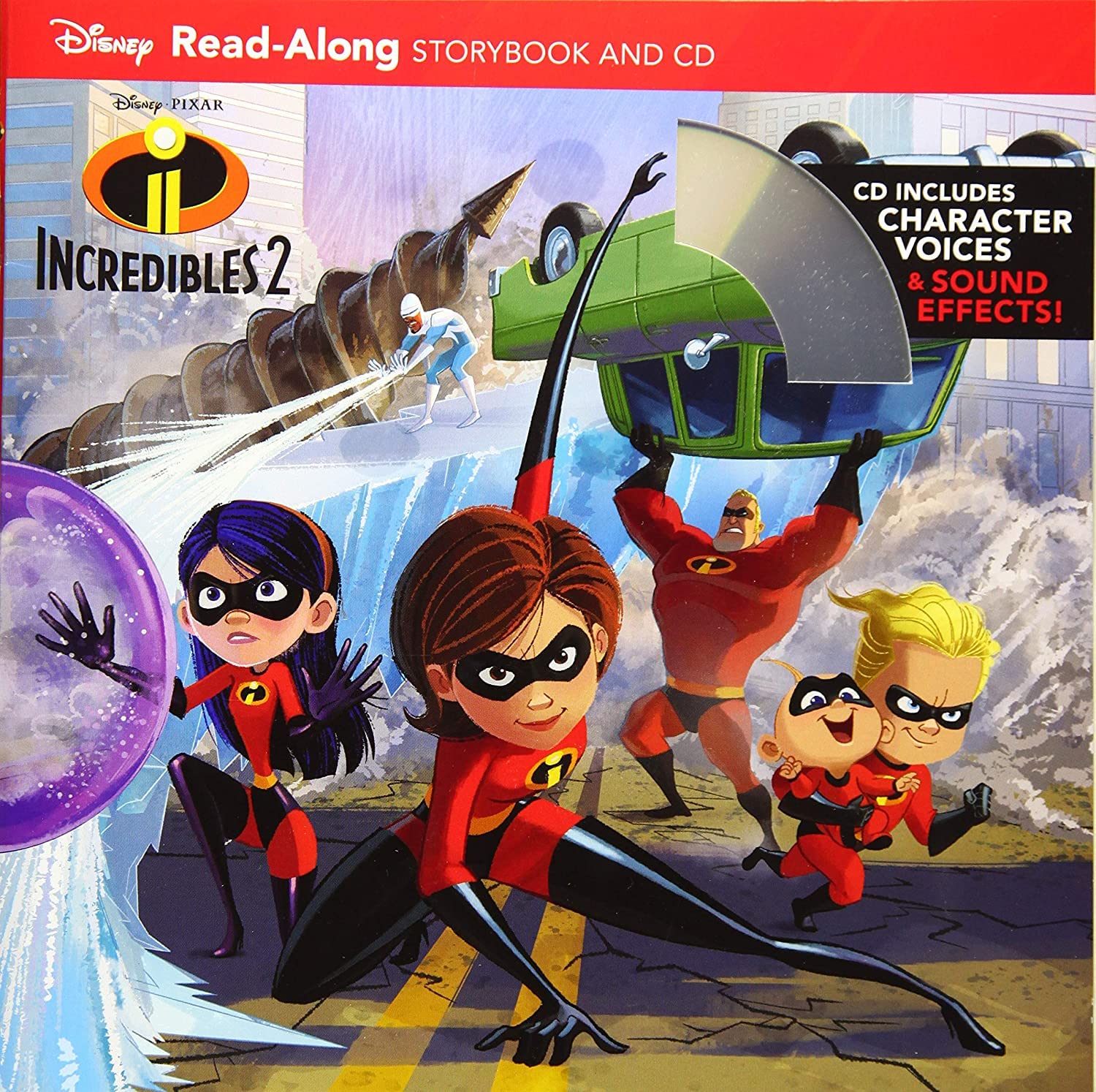 Incredibles 2 Readalong Storybook And Cd (Readalong Storybook & Cd),Used