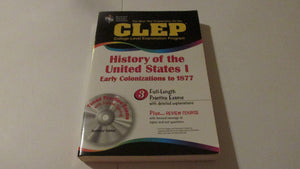 The CLEP History of the United States I w/CD (REA)  The Best Test Prep for the CLEP (Test Preps),Used