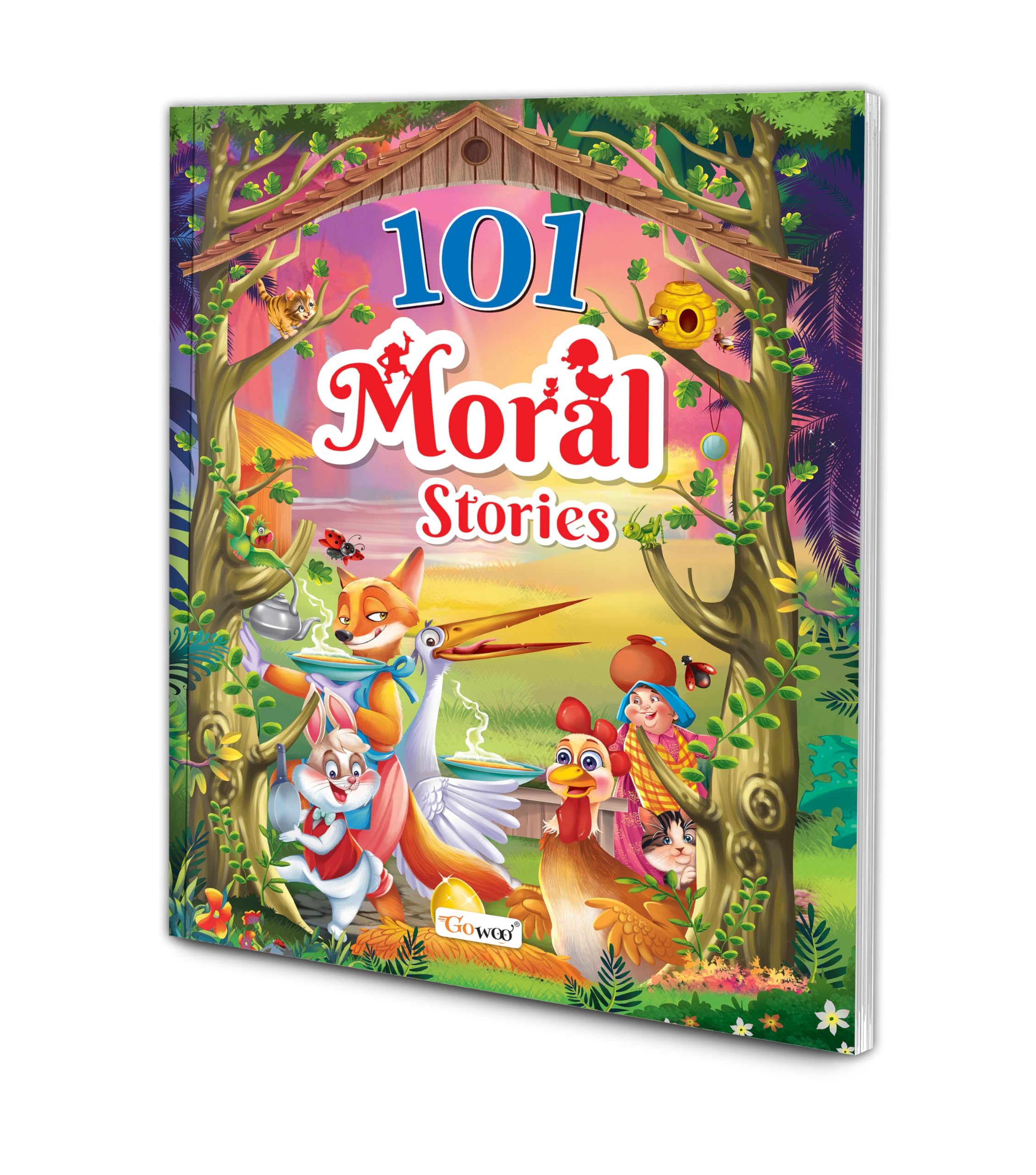 101 Moral Stories (Ages 3-12) (Paperback) : Educational Story Book, Bedtime Story Book, Storybooks For Young Learners, Learning Adventures Story