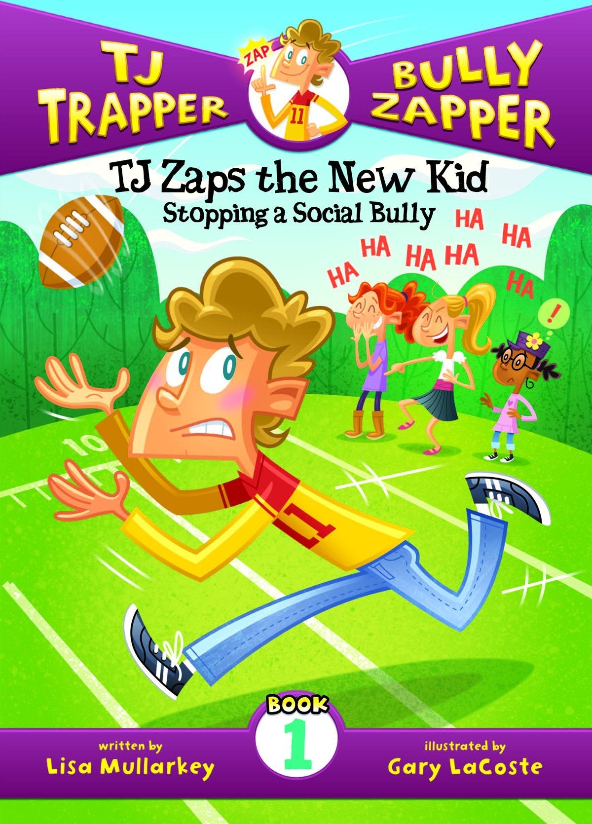 Tj Zaps The New Kid: Stopping A Social Bully (Tj Trapper Bully Zapper, 1),Used