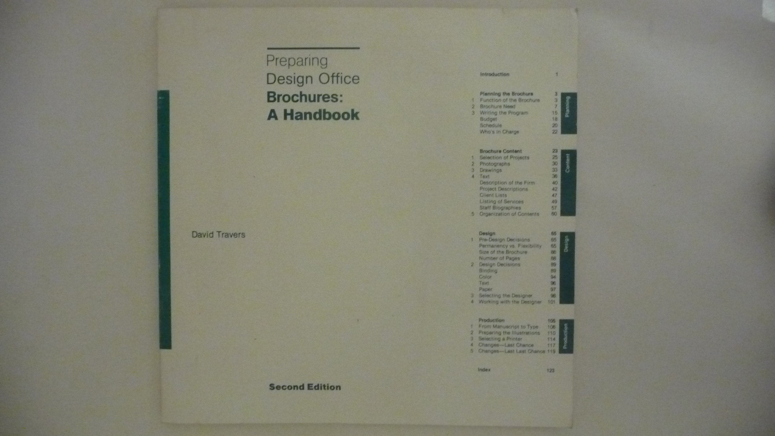 Preparing Design Office Brochures: A Handbook,Used