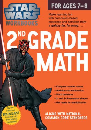 Star Wars Workbook: 2Nd Grade Math (Star Wars Workbooks)