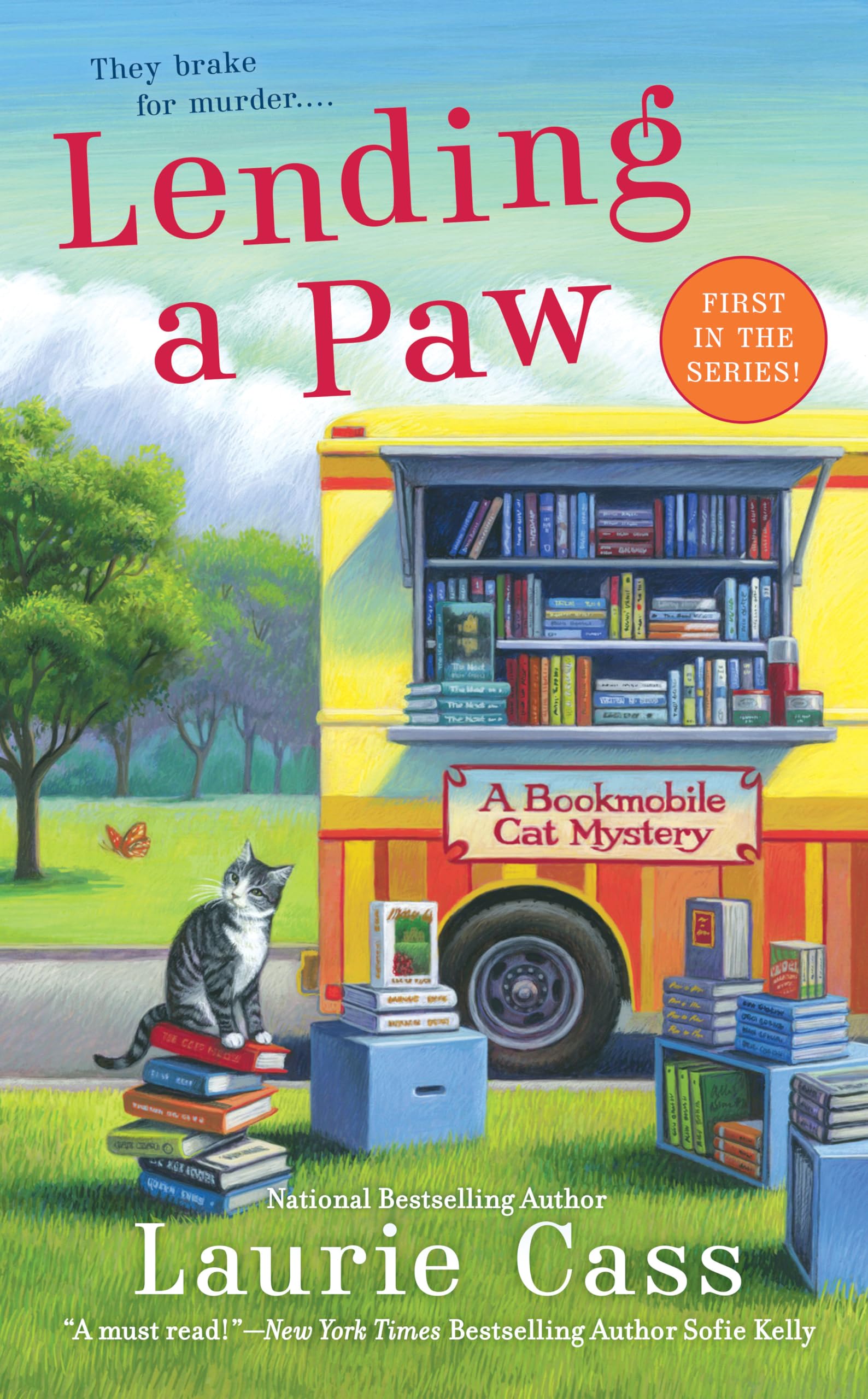 Lending a Paw: A Bookmobile Cat Mystery,Used