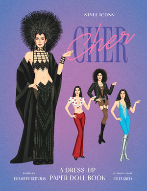 Style Icons: Cher: A DressUp Paper Doll Book