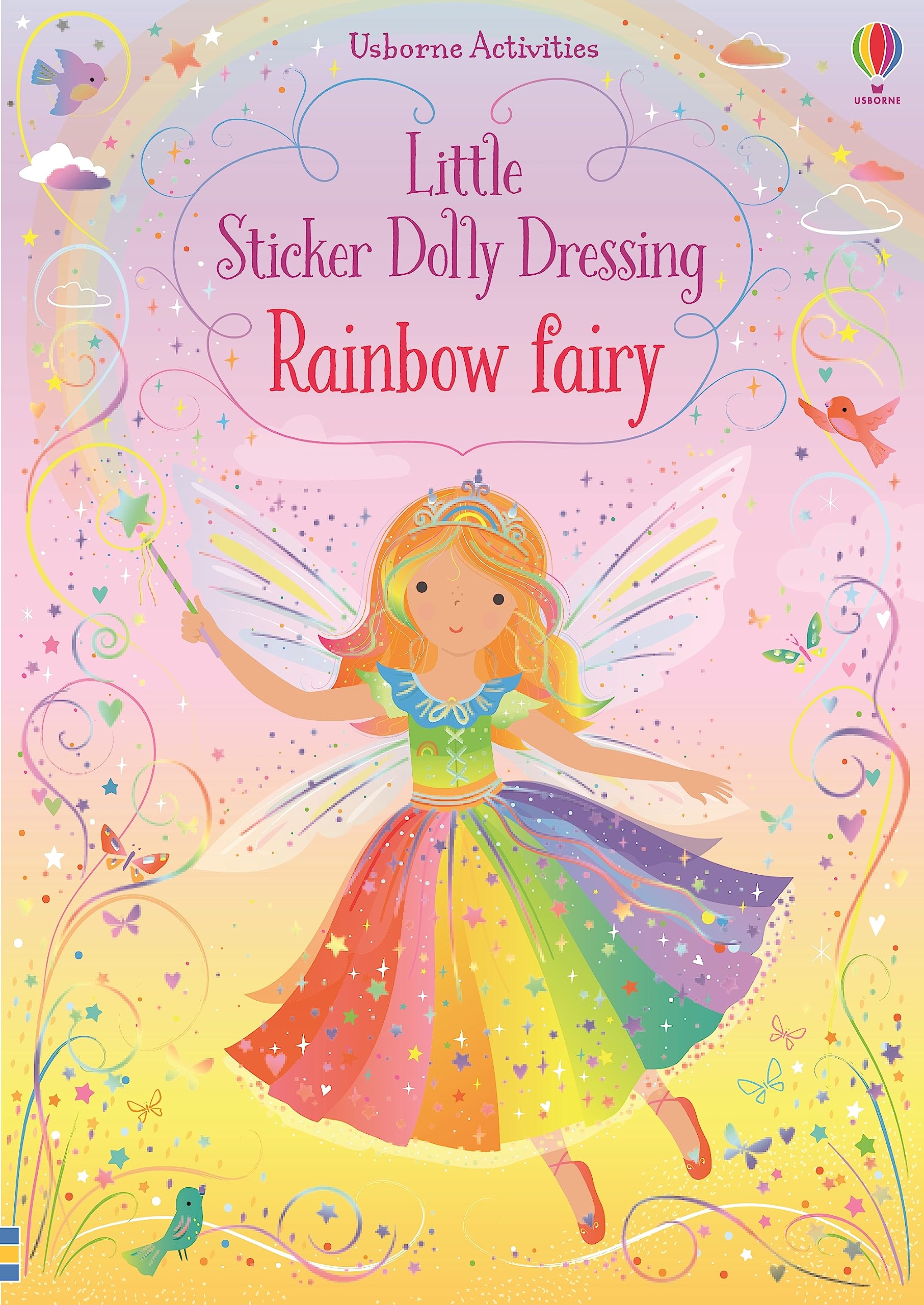 Little Sticker Dolly Dressing Rainbow Fairy,Used