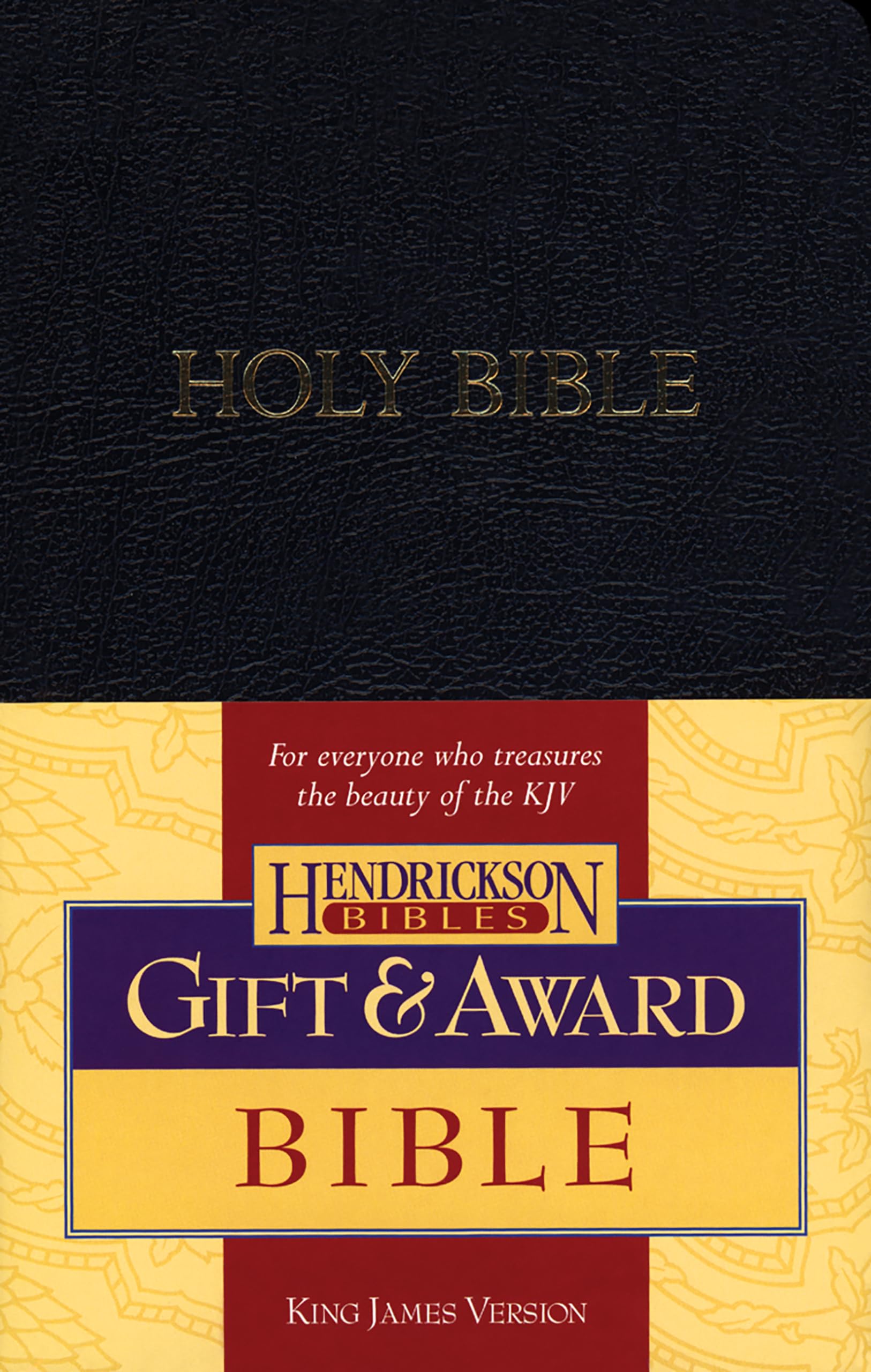 KJV Gift & Award Bible (Imitation Leather, Black, Red Letter),New