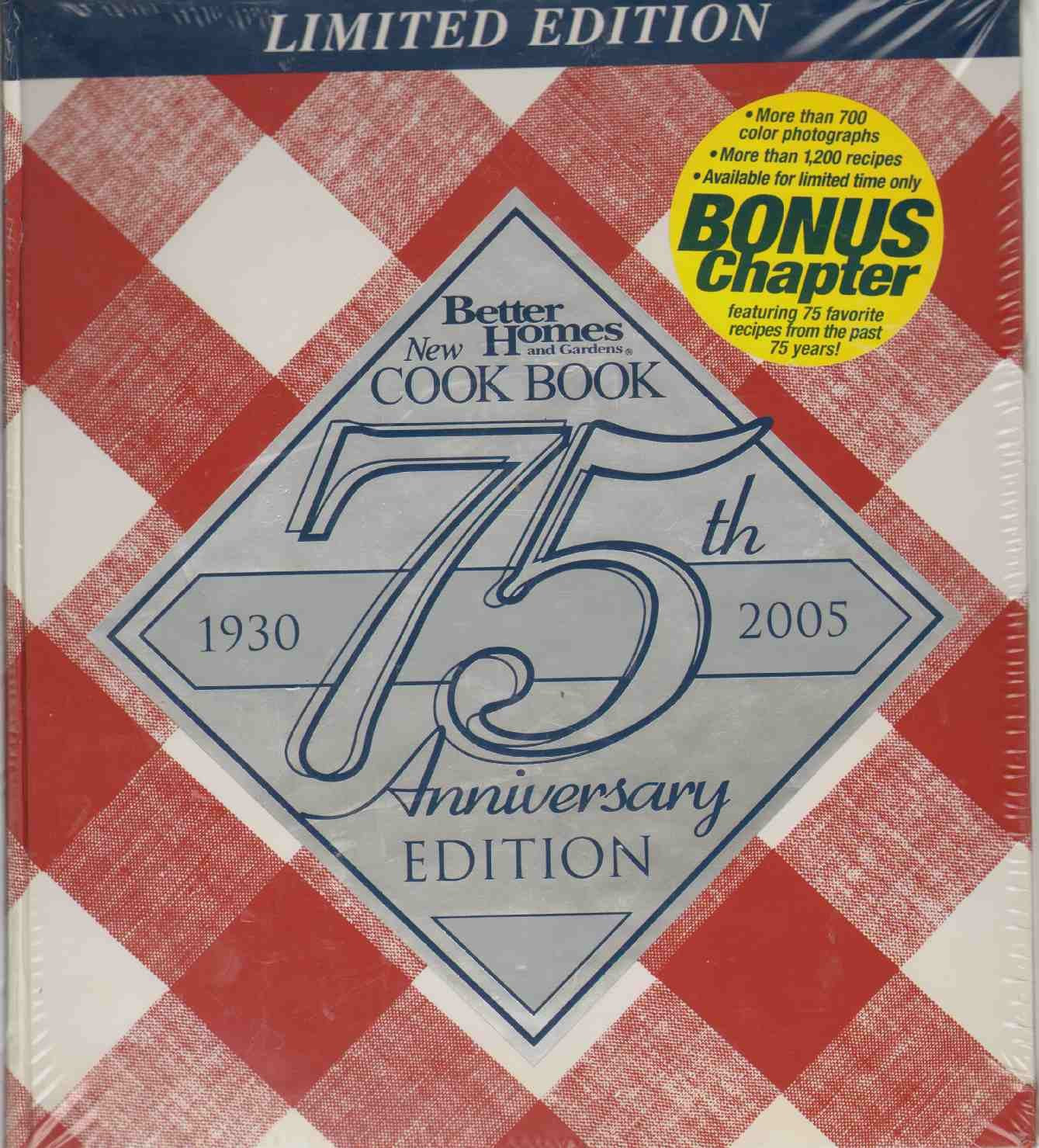 Better Homes and Gardens New Cook Book, 75th Anniversary Edition,New