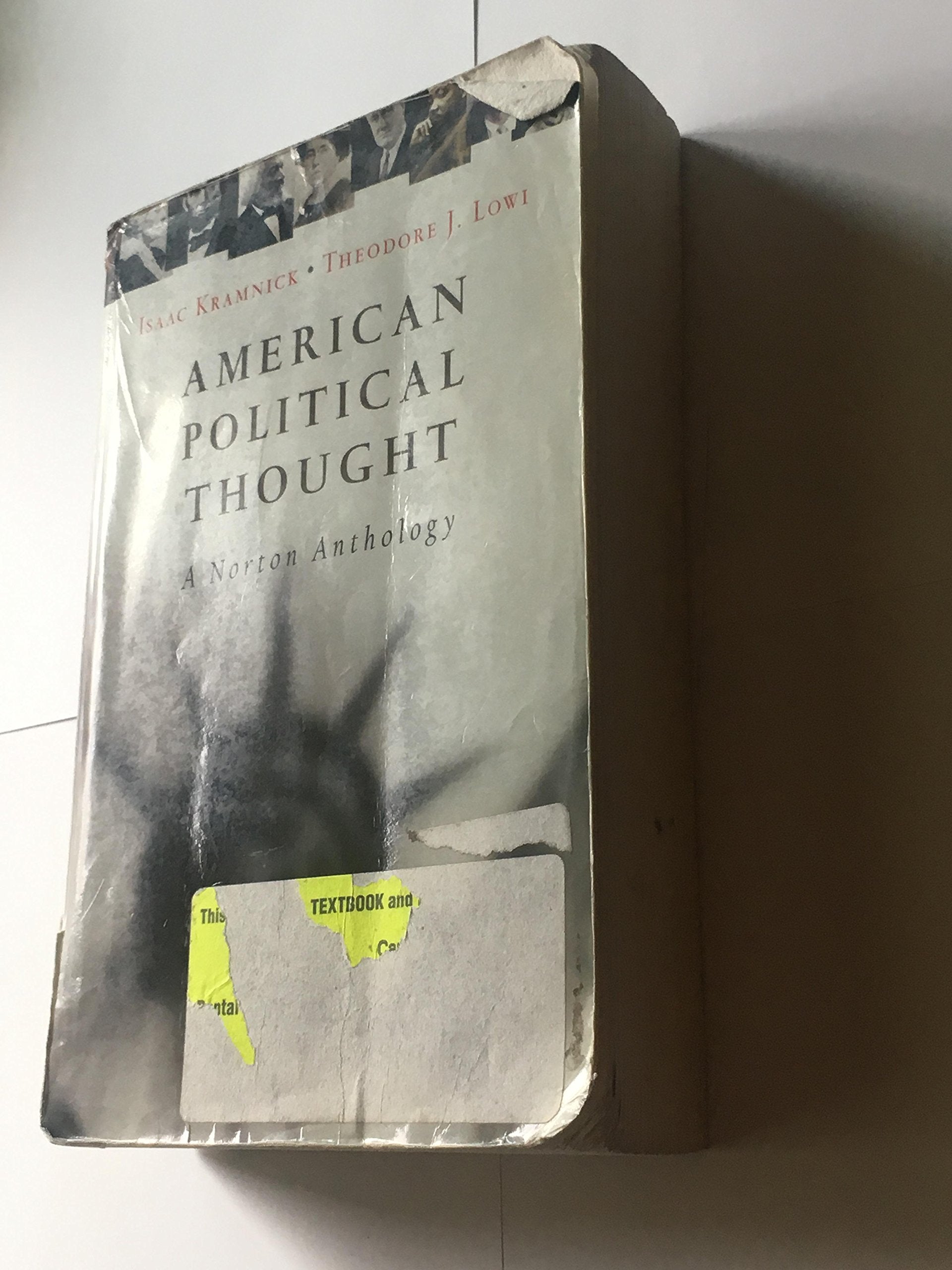 W. W. Norton & Company American Political Thought Anthology - Comprehensive Collection of Key Texts