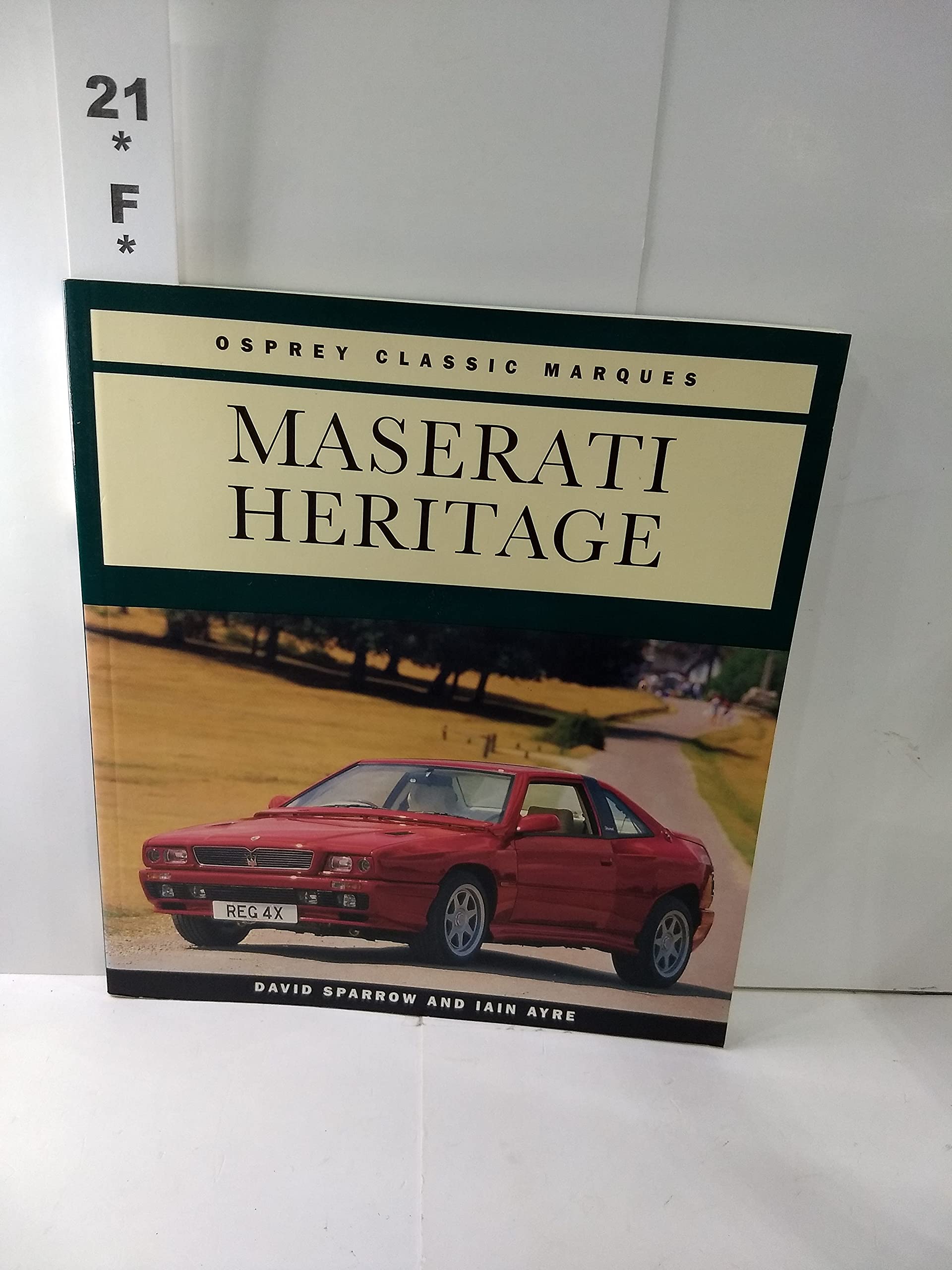 Maserati Heritage (Osprey Classic Marques),Used