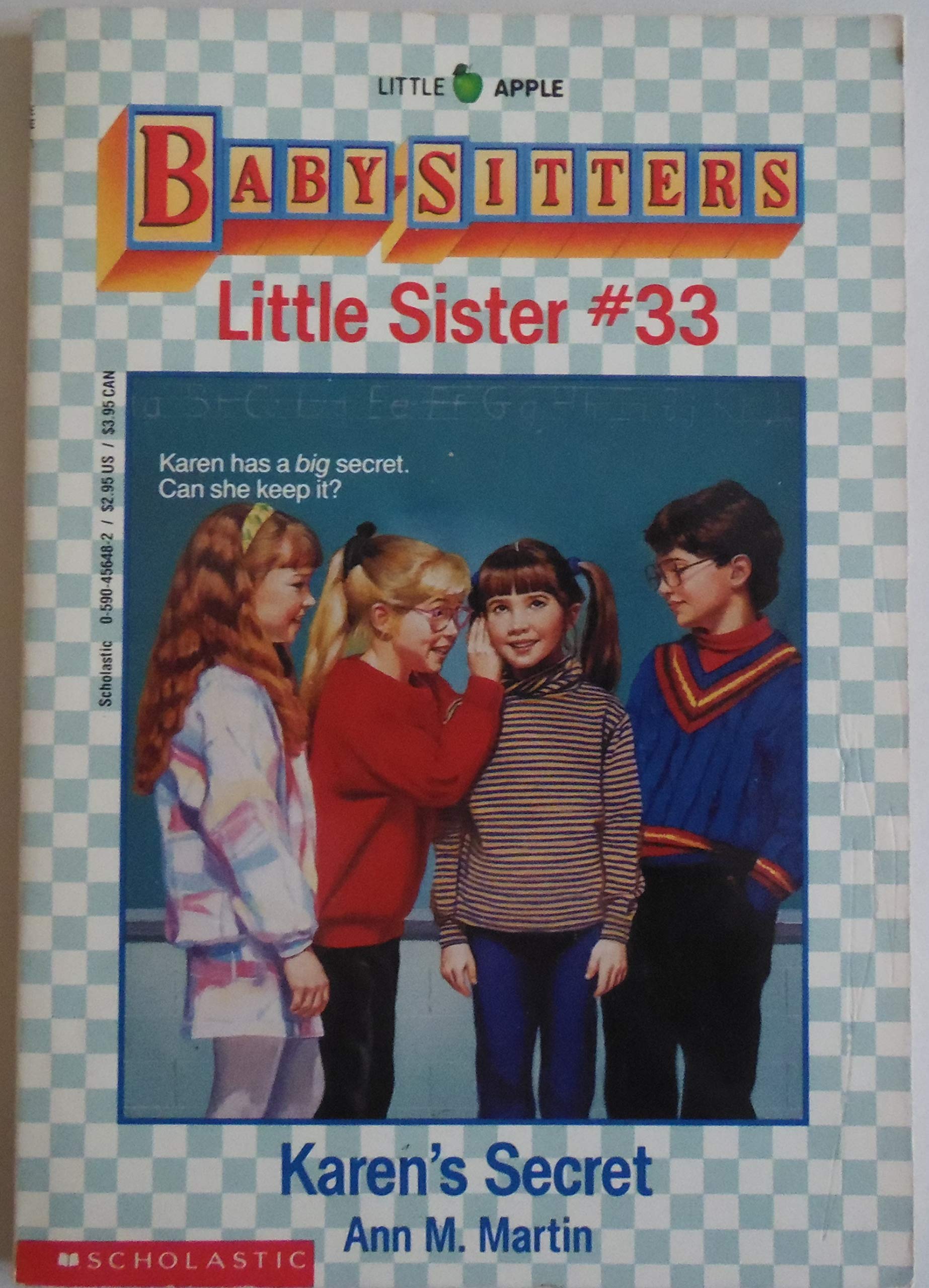 Karen's Secret (BabySitters Little Sister, No. 33),Used
