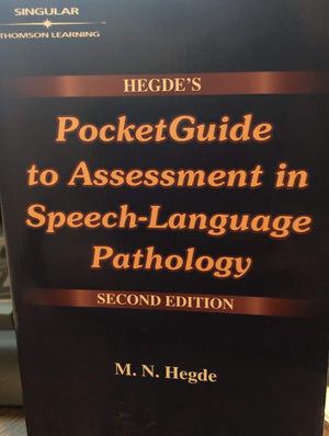 Hegde's PocketGuide to Assessment in SpeechLanguage Pathology,New