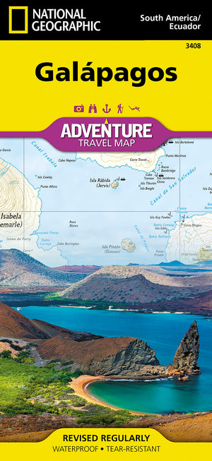 Galapagos Map (National Geographic Adventure Map, 3408)