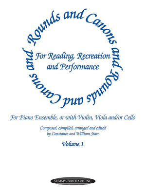 Rounds and Canons for Reading, Recreation and Performance, Piano Ensemble, Vol 1: For Piano Ensemble, or with Violin, Viola and/,Used