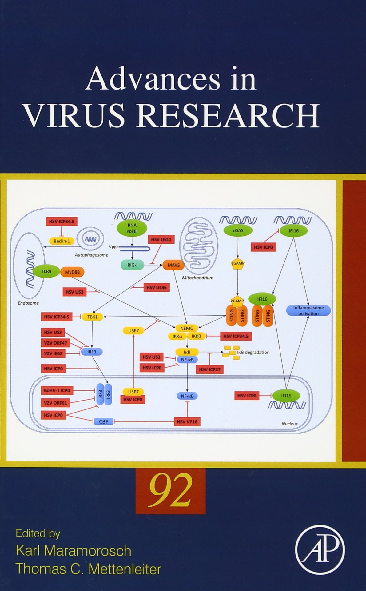 Advances in Virus Research (Volume 92),Used