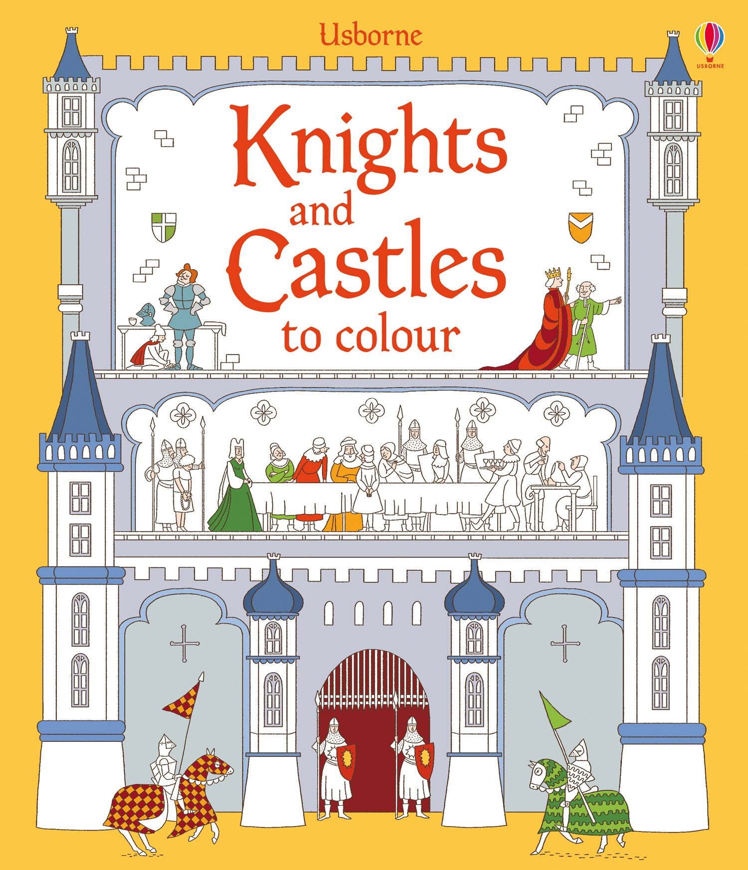 Knights and Castles to Colour (Usborne Colouring Books),Used