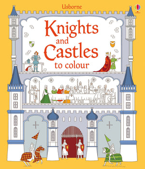 Knights and Castles to Colour (Usborne Colouring Books),Used