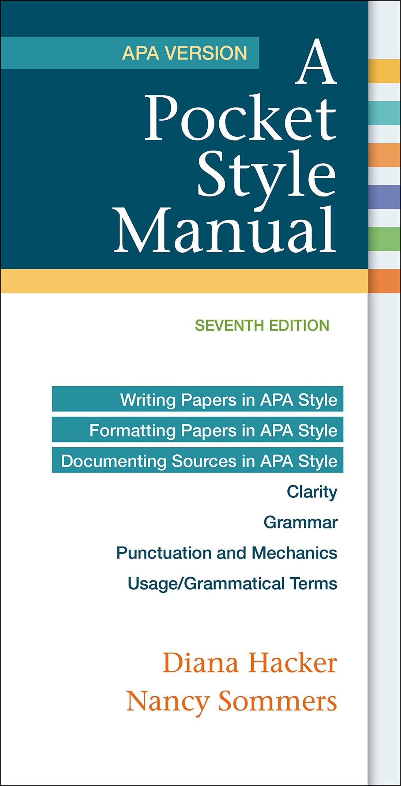 A Pocket Style Manual, APA Version,Used