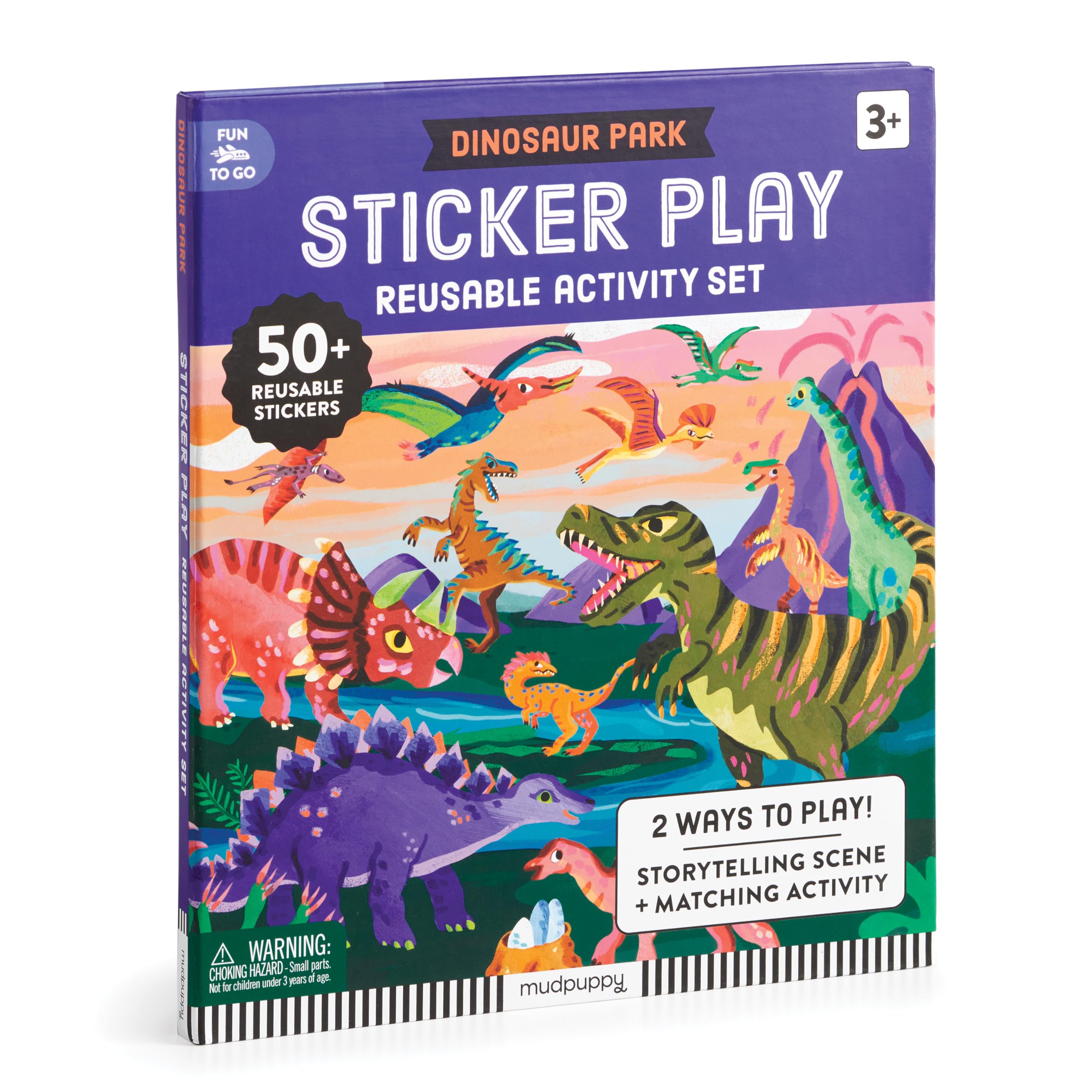 Dinosaur Park Sticker Pla