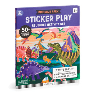 Dinosaur Park Sticker Pla