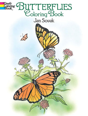 Butterflies Coloring Book (Dover Butterfly Coloring Books),Used