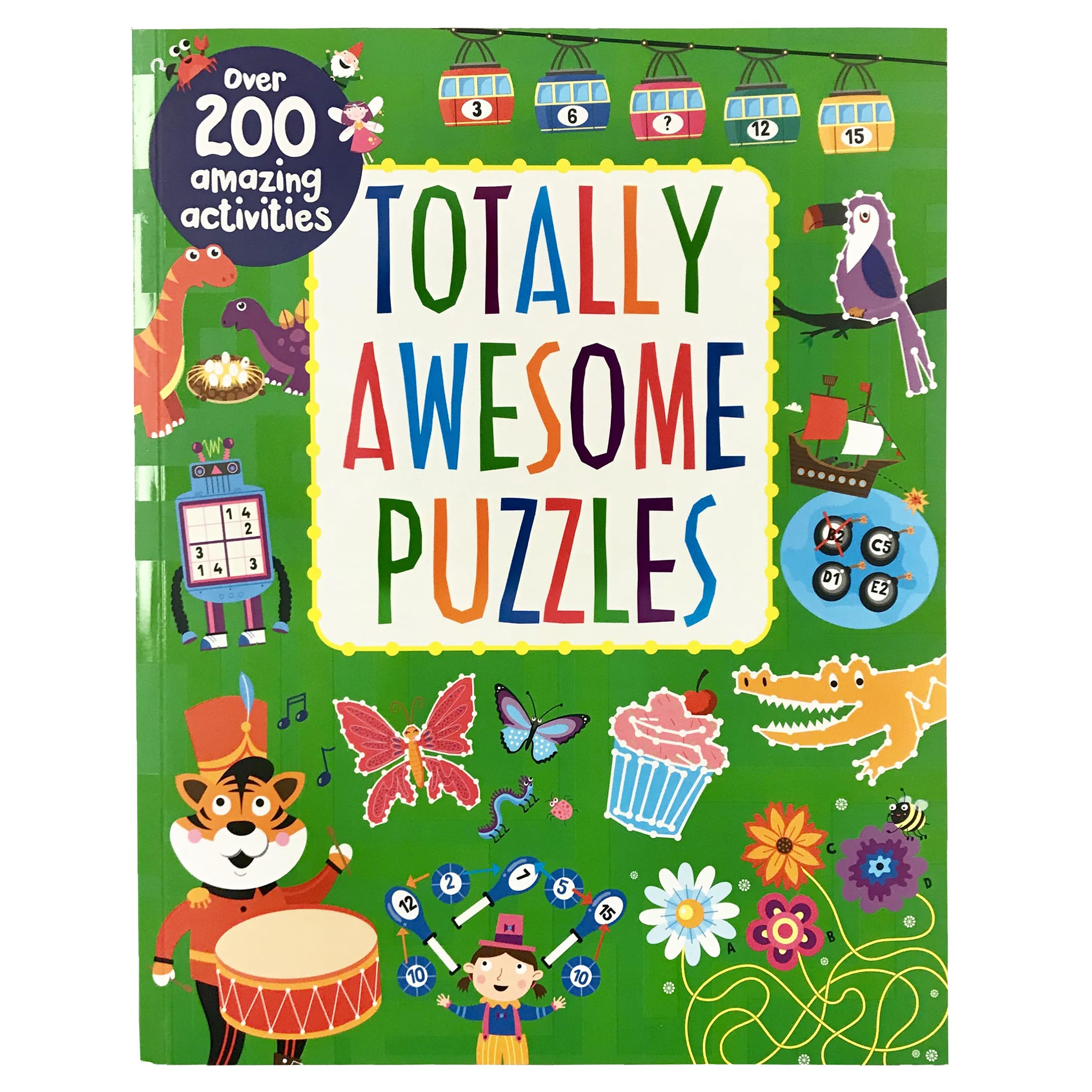 Totally Awesome Puzzles  Over 200 Amazing Activities Including Number & Word Puzzles, Mazes, DottoDots, Matching, and More! A,New